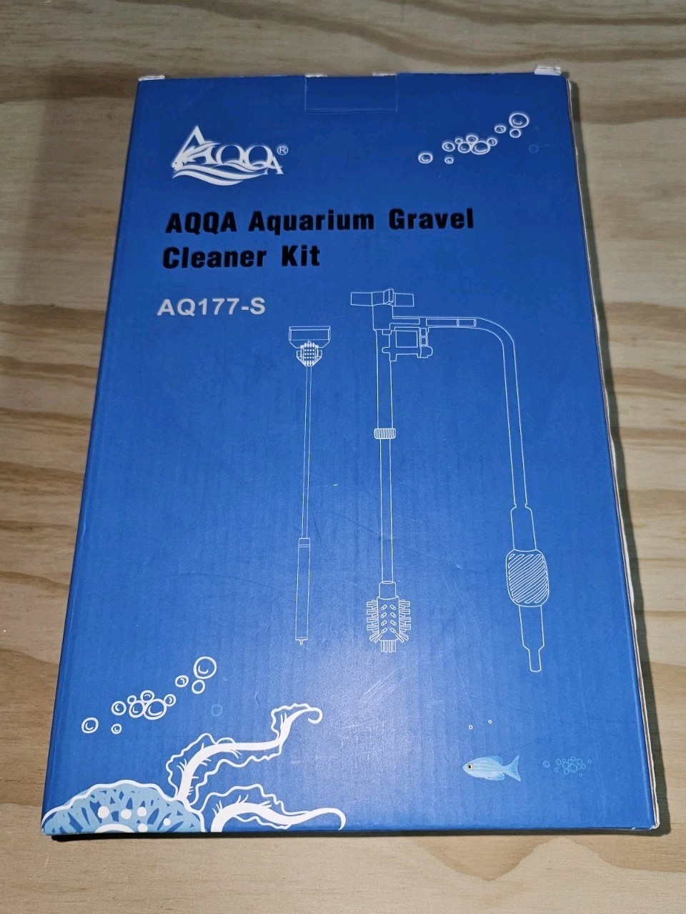 AQQA Aquarium Gravel Cleaner Kit AQ177-S  Waste Removal Anti-clogging Vacuum