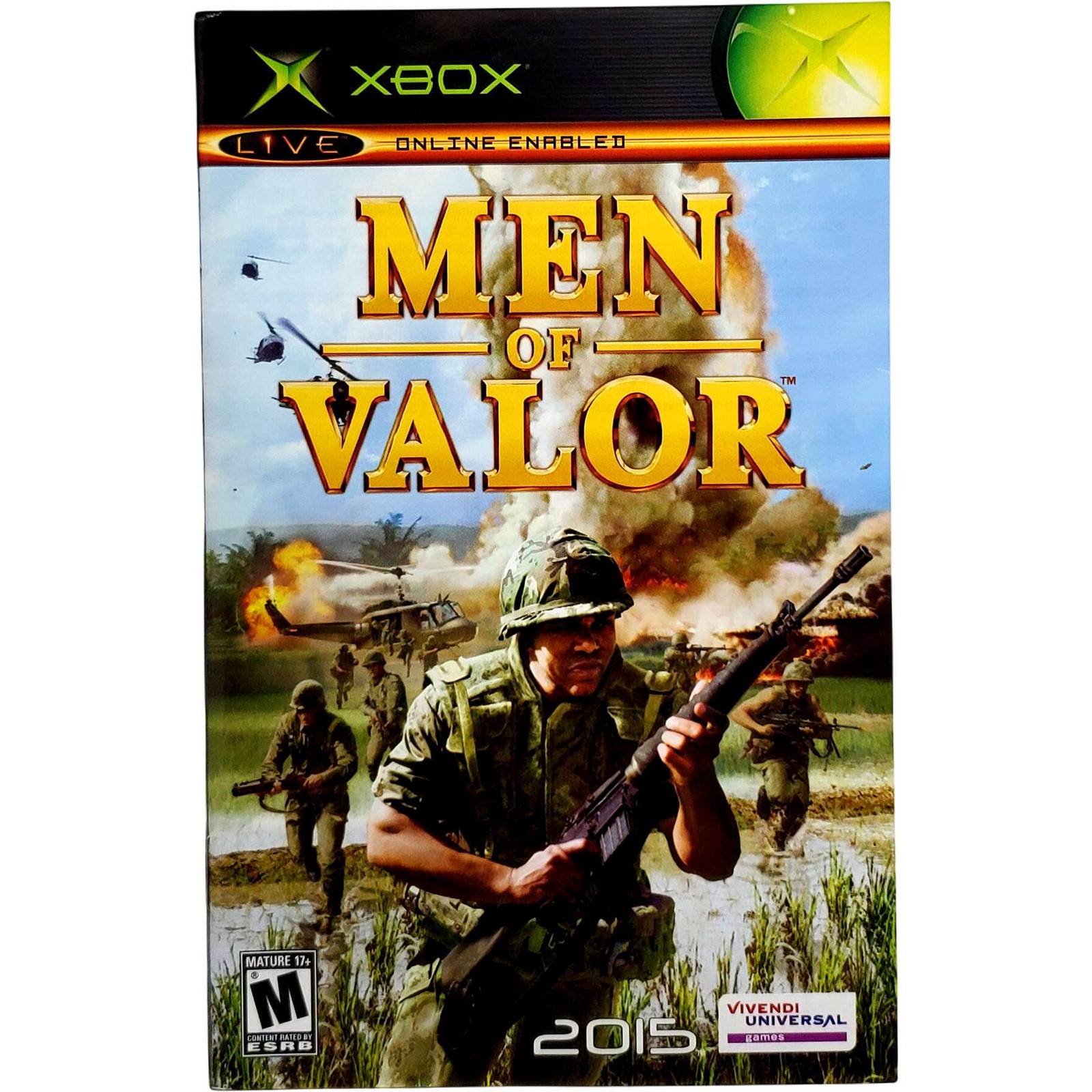 (Manual Only) Men Of Valor - Microsoft Xbox Excellent Tested Original