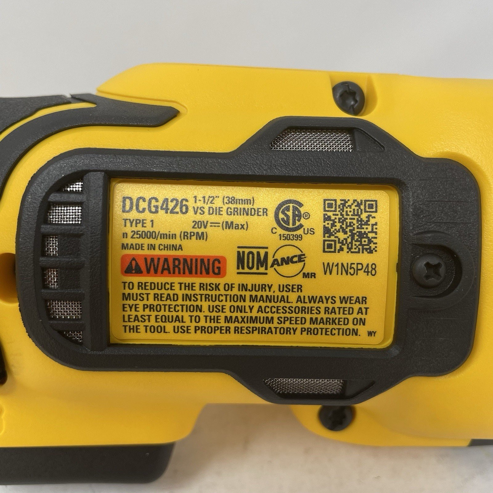 Dewalt DCG426B 20V Max Variable Speed Brushless Die Grinder *Tool Only*