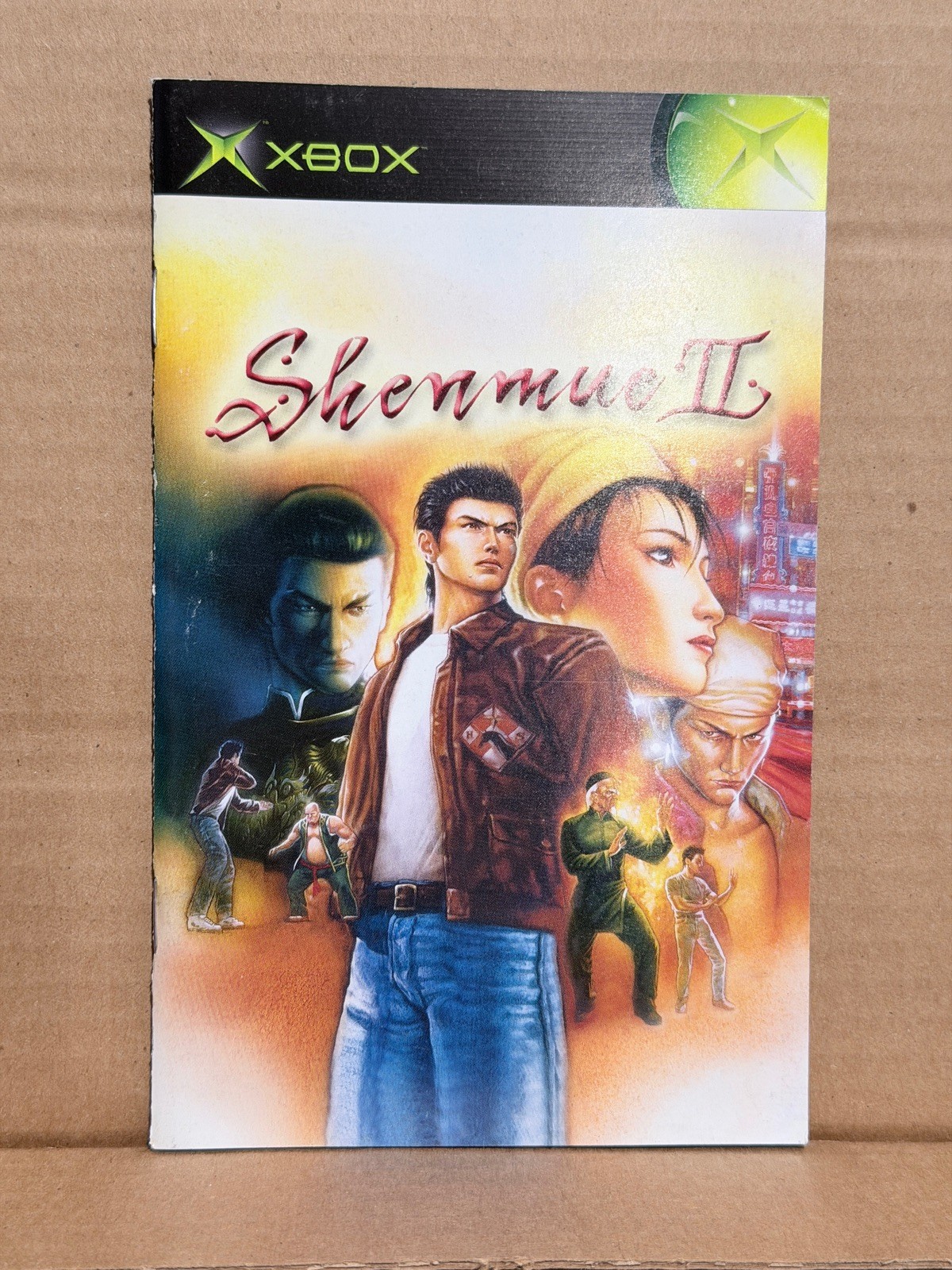 Shenmue II Microsoft Xbox  Game Manual Booklet Only No Game
