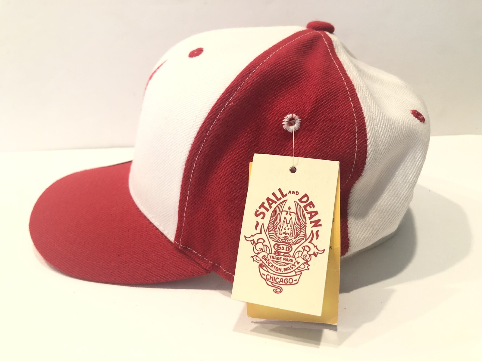 STALL & DEAN RED BIRDS FITTED HAT Cap (7 1/4)
