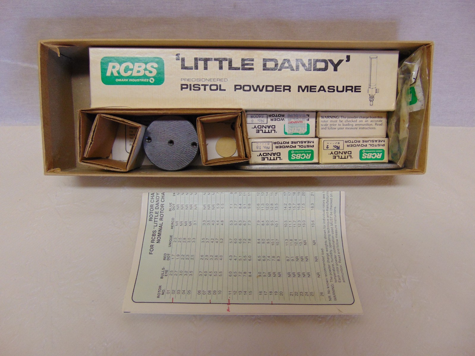 RCBS Uniflow Powder Measure Large & Small Combo