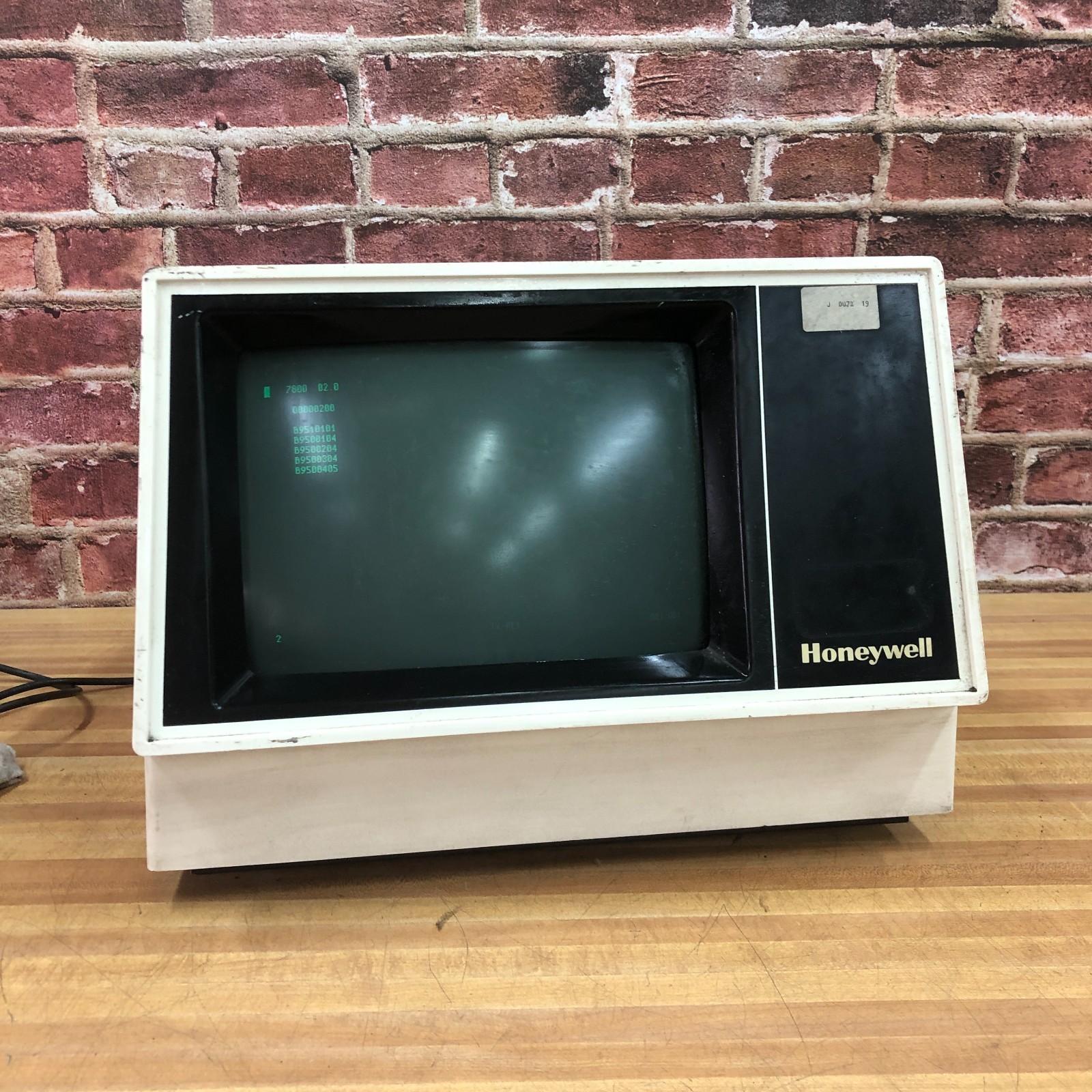 Honeywell BO1810 Green Phosphor Monochrome Display Terminal Computer (WORKS!)
