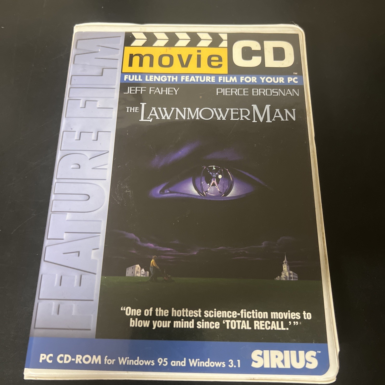 THE LAWNMOWER MAN-PC (CD ROM) MOVIE RARE-1992 2-DISCS -UNTESTED