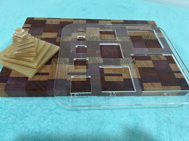 Square Router Templates (Acrylic) Square Jig Router Templates Square Cutting