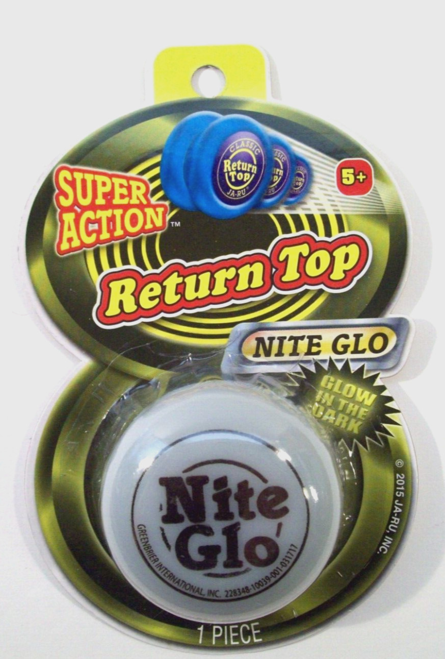 New Super Action Return Top Nite Glo Yo Yo, Glow in the Dark