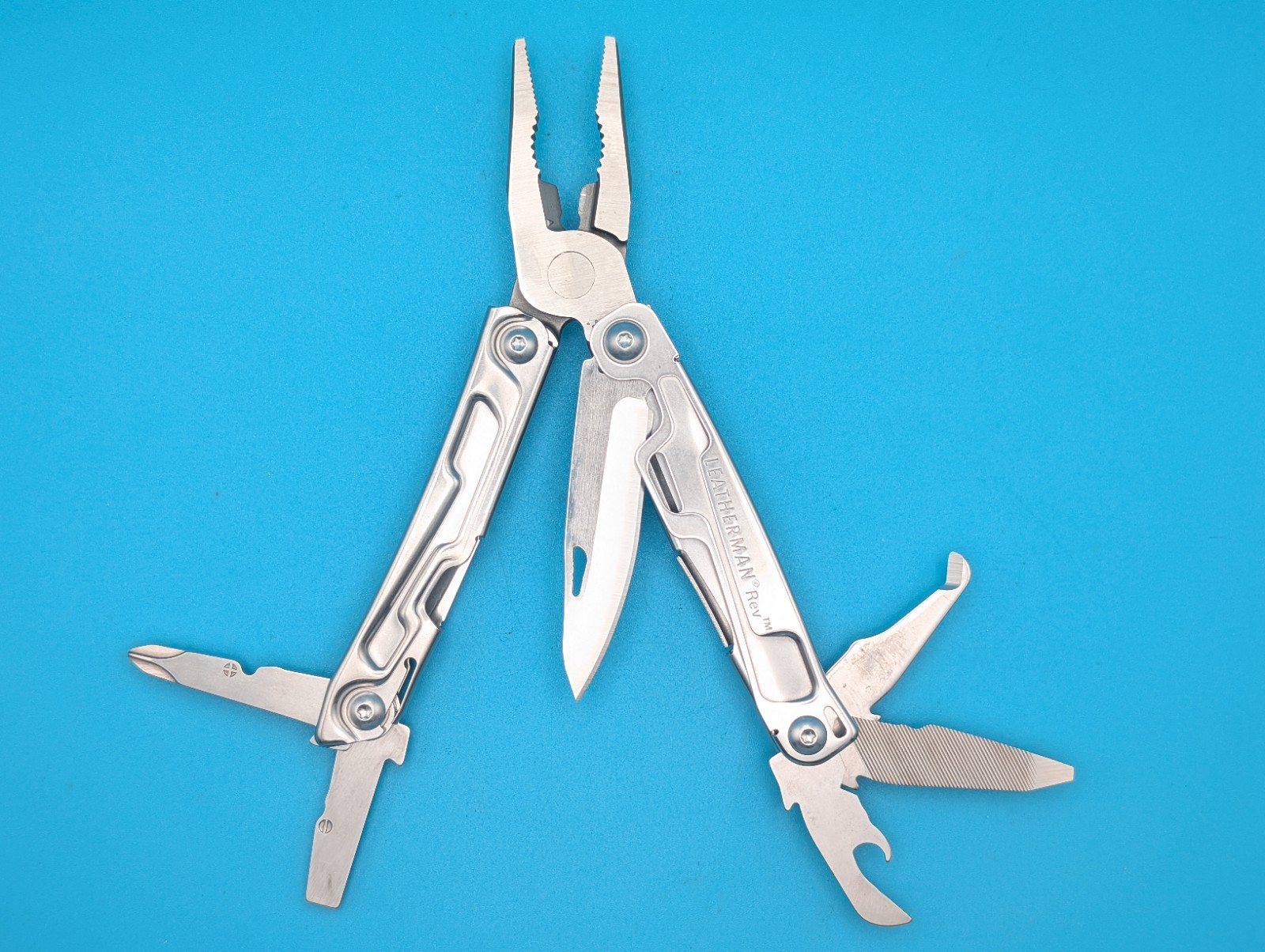 Leatherman Rev 3.8" Multi-Tool, Stainless!
