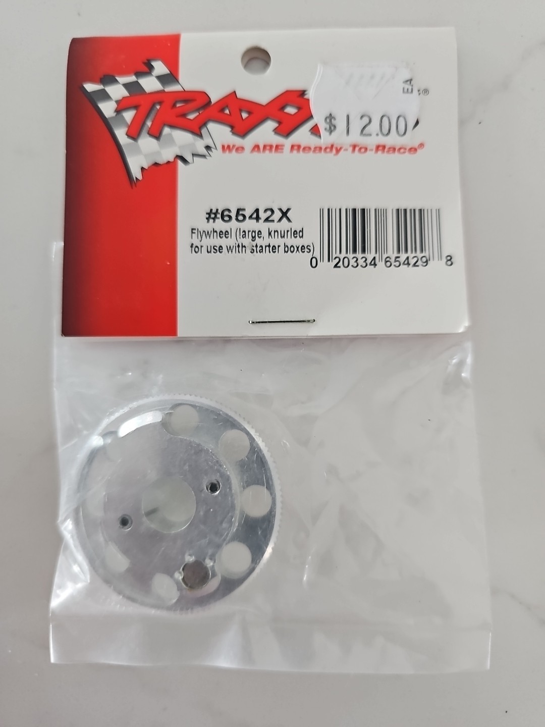 Traxxas 6542X Flywheel (large Knurled for use with starter boxes)