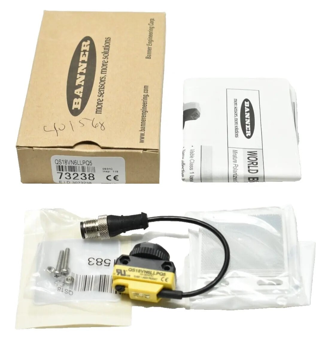 New Banner QS18VN6LLPQ5 Photoelectric Sensor