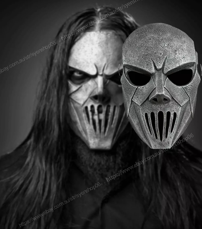 Vintage Latex Skull Face Mask Adult Halloween Horror Killer Costume Mick Thomson