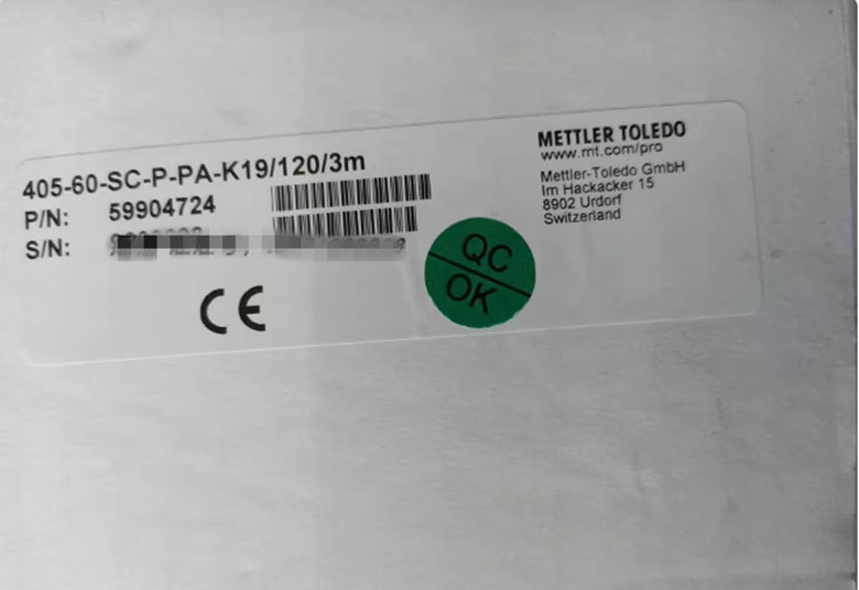 1pc NEW SUNTEX pH glass electrode probe METTLER TOLEDO 405-60-SC-P-PA-K19/120/3M