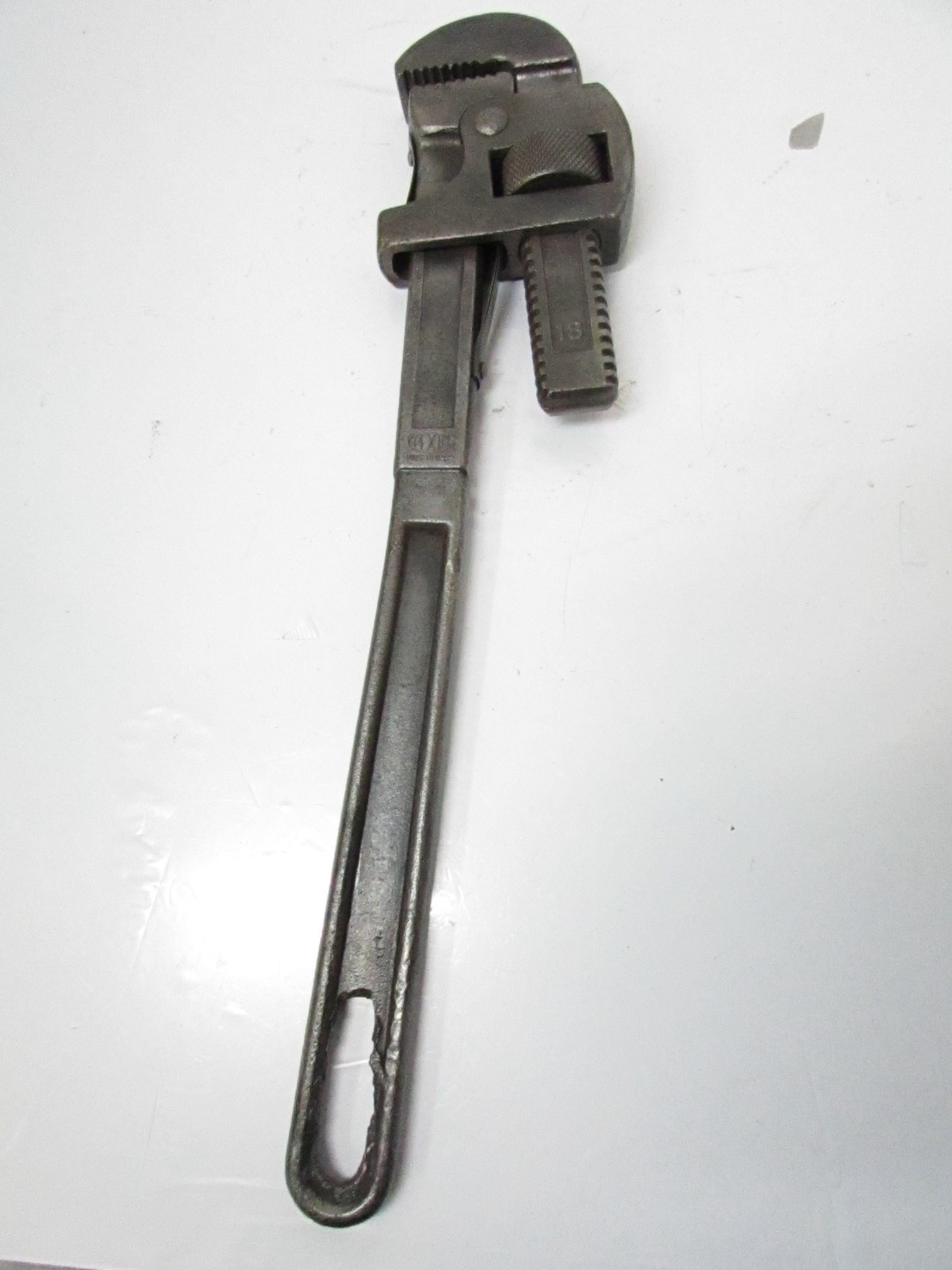 Vintage Original PEXTO No. 18 Pipe Wrench USA 18" Tool Plumbing Heavy Duty