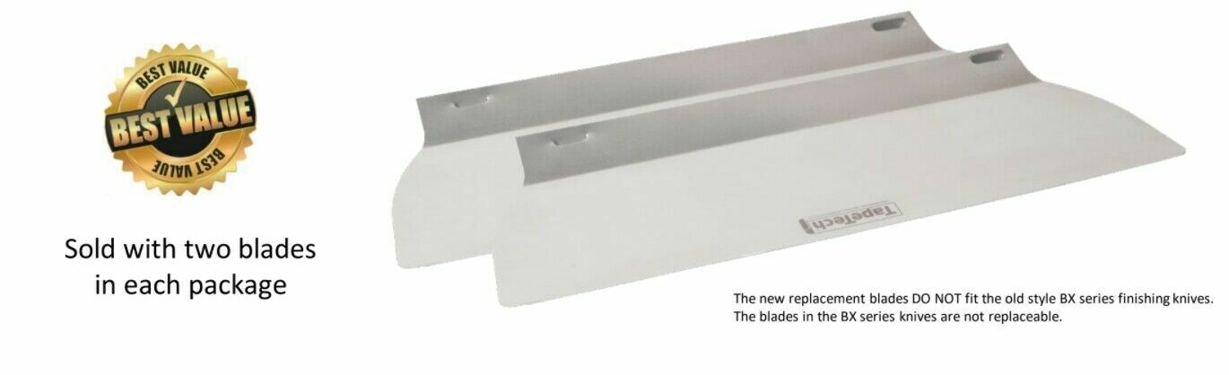 TapeTech 14" Replacement Blades for PFK14TT Skimming Knife- [2] Blades