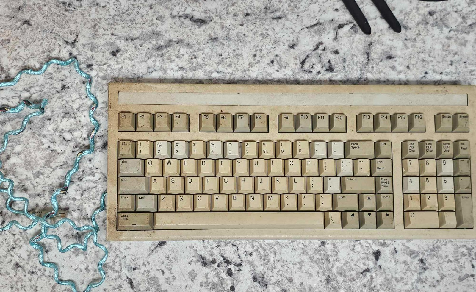 Rare Retro VINTAGE Liberty Terminal Keyboard