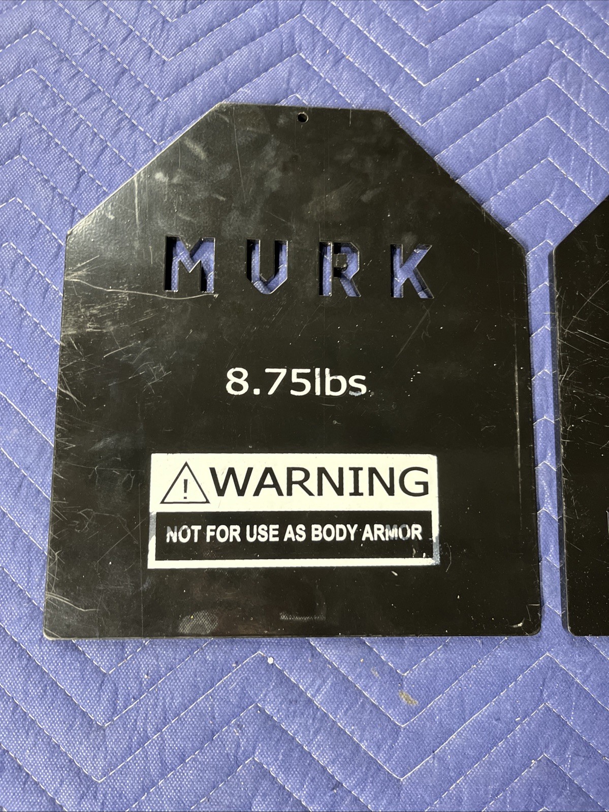 2 MVRK TACTICAL VEST PLATES 8.75lbs
