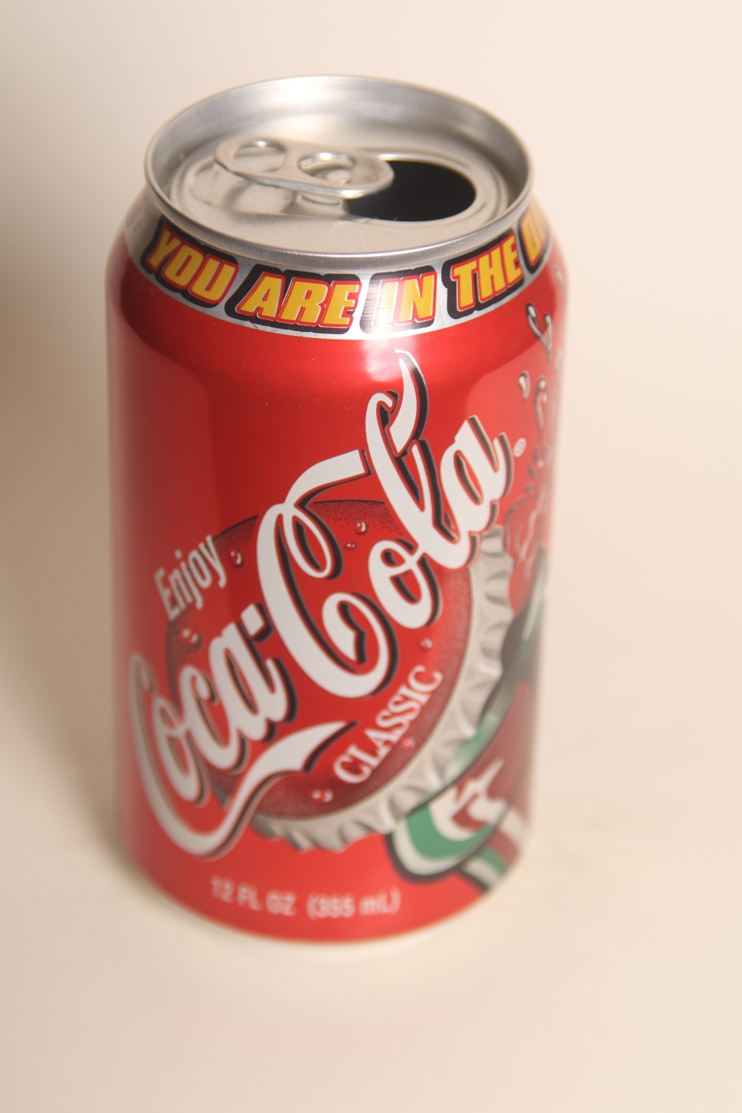 Coca-Coke Classic soda can - "The Wall of Speed"