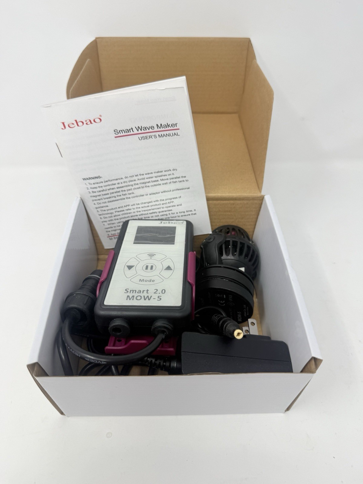 Jebao MOW-5 Wave Maker Flow Pump with Controller for Marine Reef Aquarium
