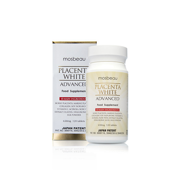 MOSBEAU Placenta White Advanced Supplement 120 Tablets / 650mg - SYDNEY seller