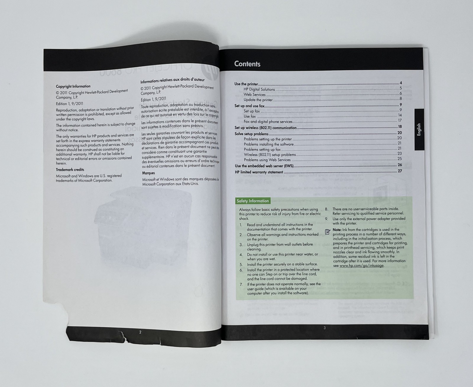 HP OfficeJet Pro 8600 Getting Started Guide