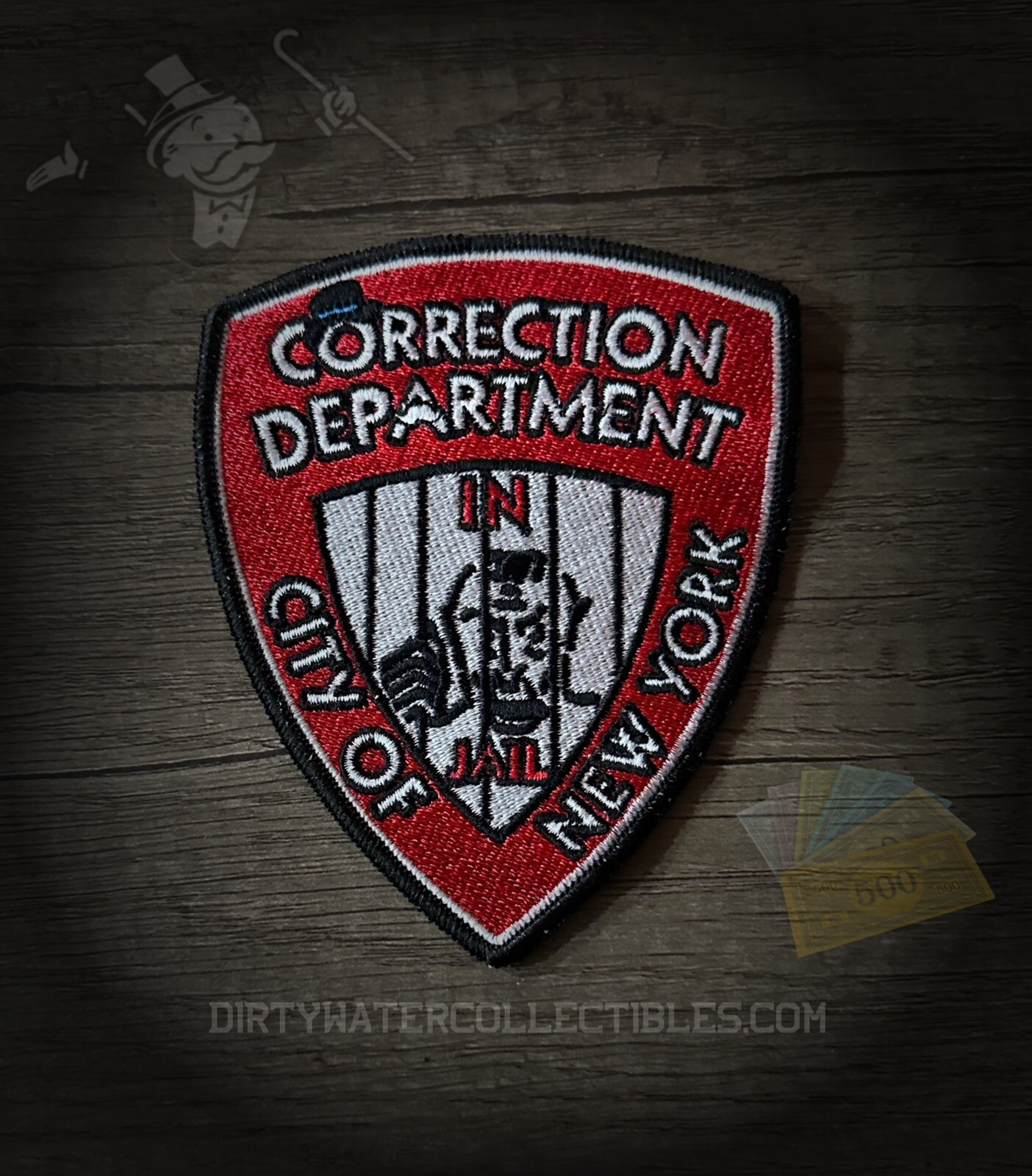 NYDOC New York Dept Of Corrections “In Jail”  Monopoly Cosplay Patch