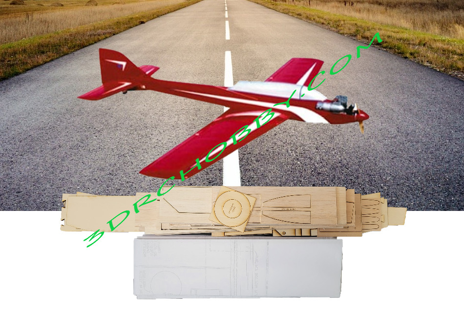 Big Dirty Birdy 78in WS R/C Airplane Laser Cut Balsa Ply Short Kit With Plan