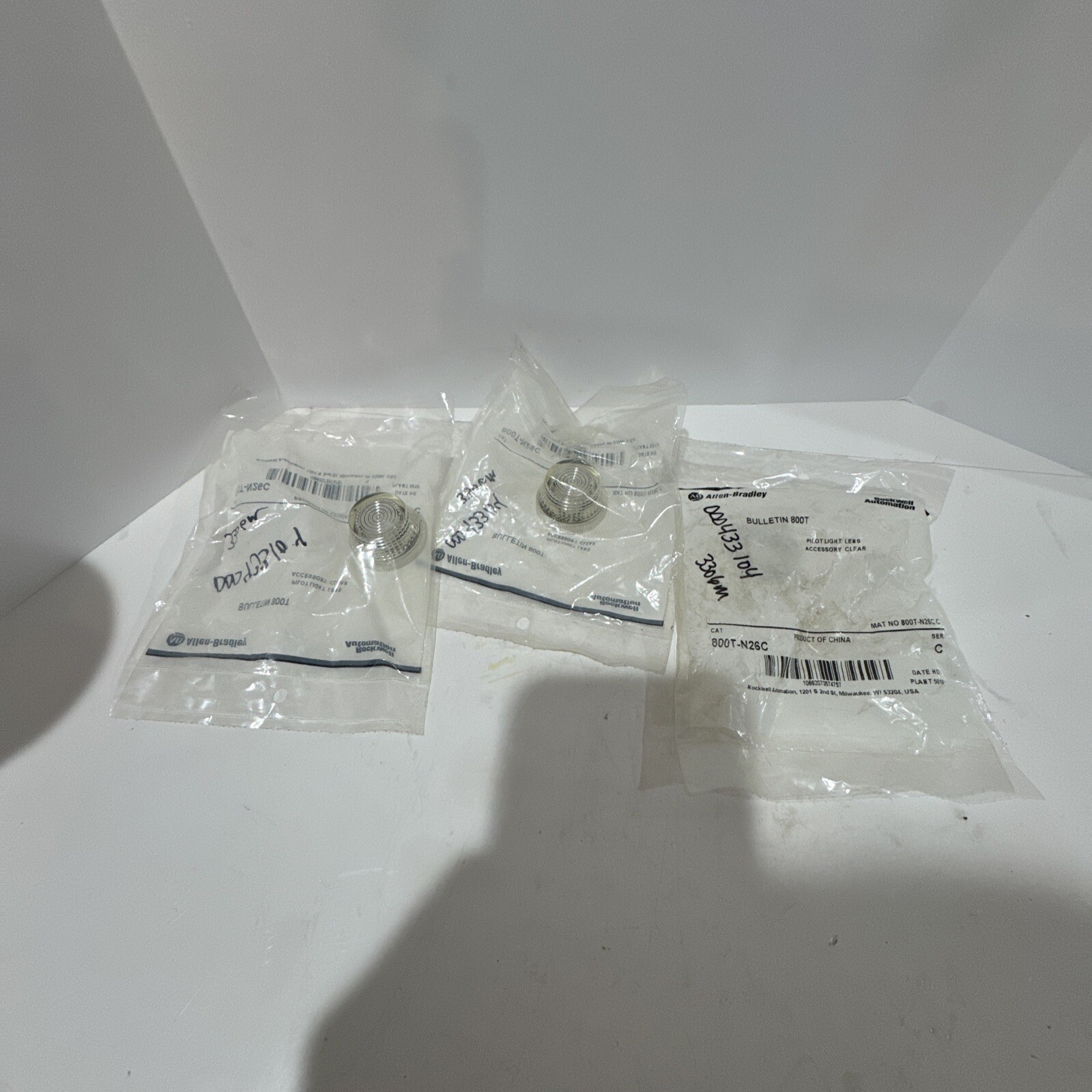 Allen Bradley 800T-N26C Series C Clear Pilot Light Acrylic Lens - NEW
