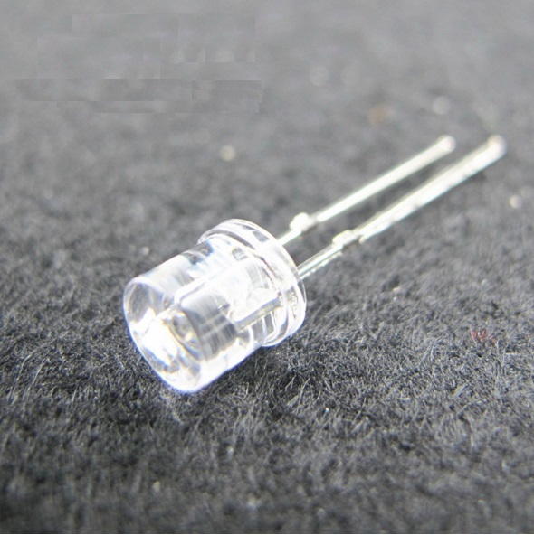 50PCS 5MM 2Pin Flat Top Red LED Wide Angle Flat Head Light Lamp