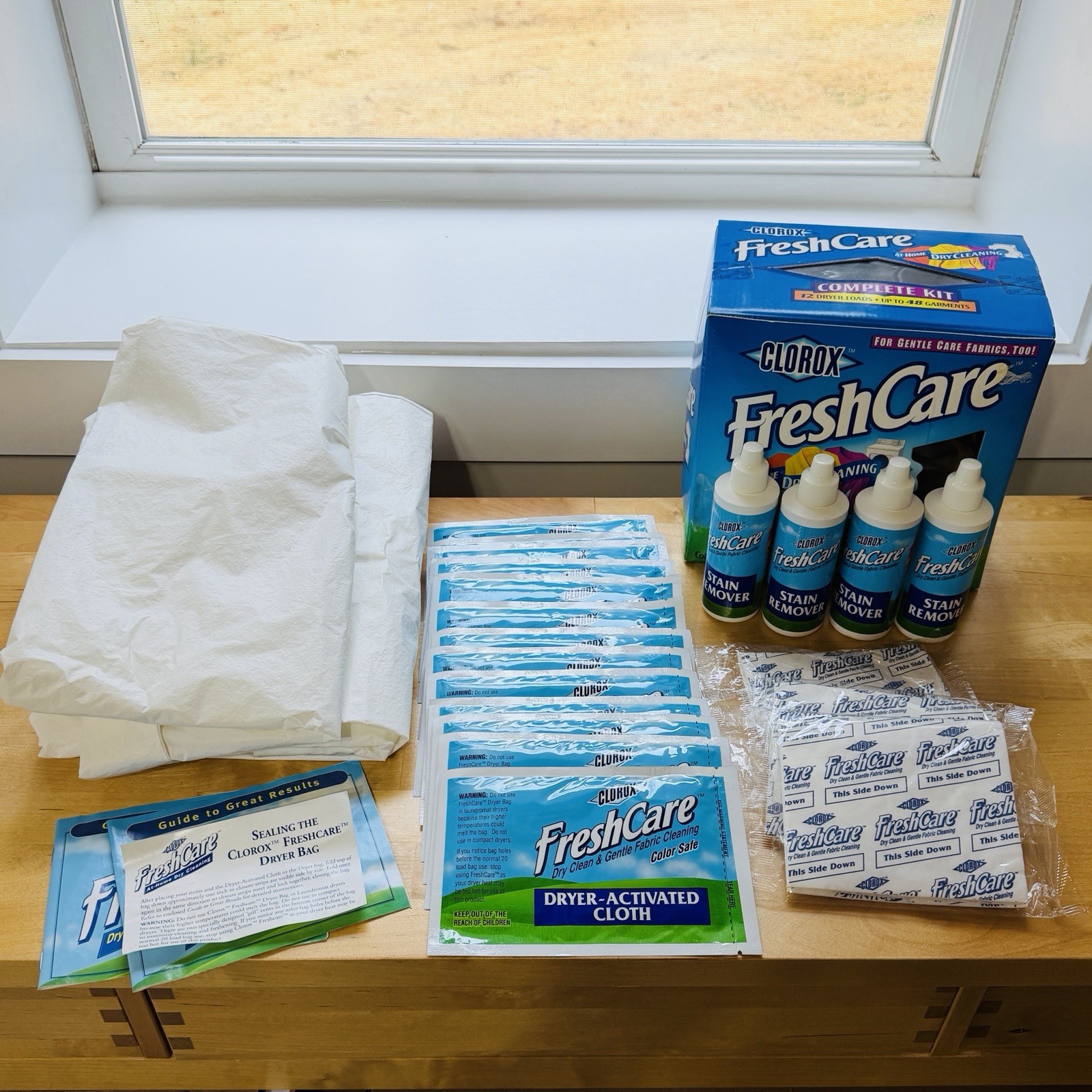 Clorox Fresh Care At Home Dry Cleaning Kit Color Safe Lot Up To 52 Garments