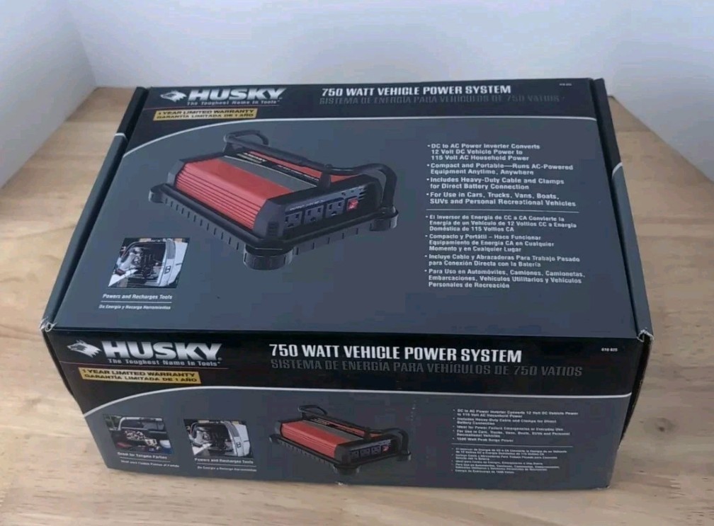 Husky 750 Watt Vehicle Power System New