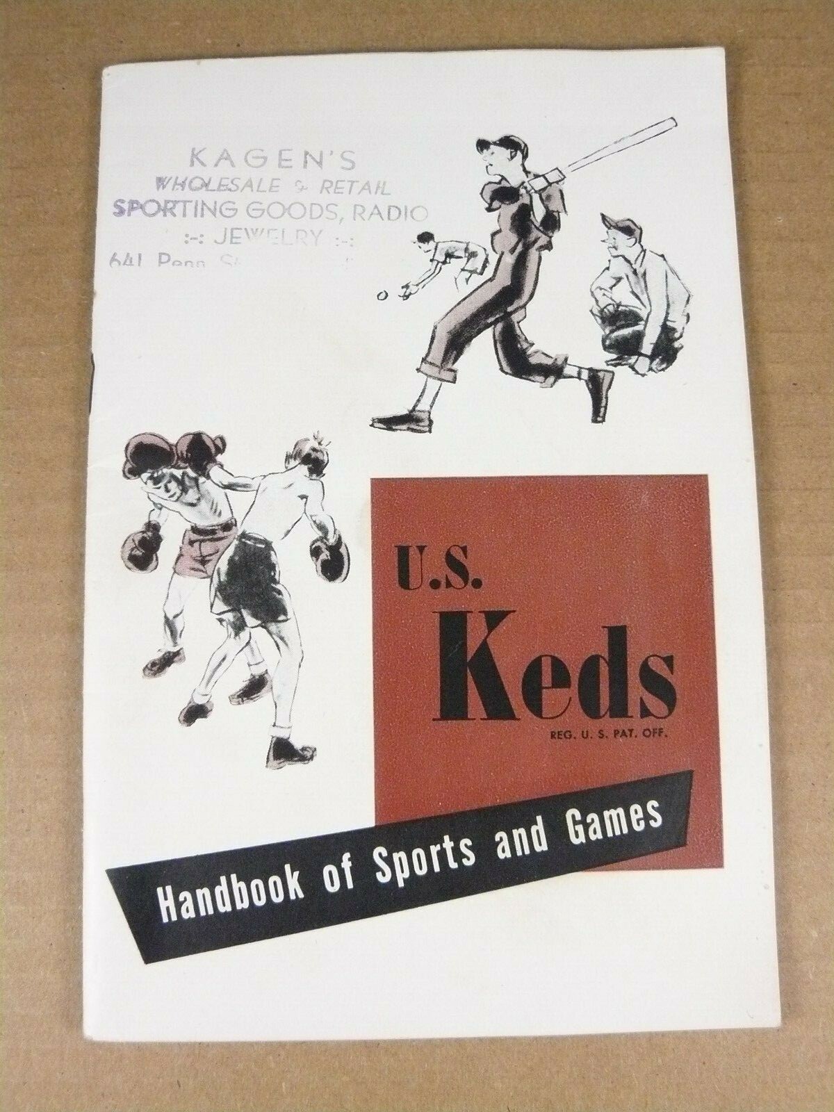 1948 U.S. KEDS Handbook of Sports and Games booklet U.S. Rubber Company