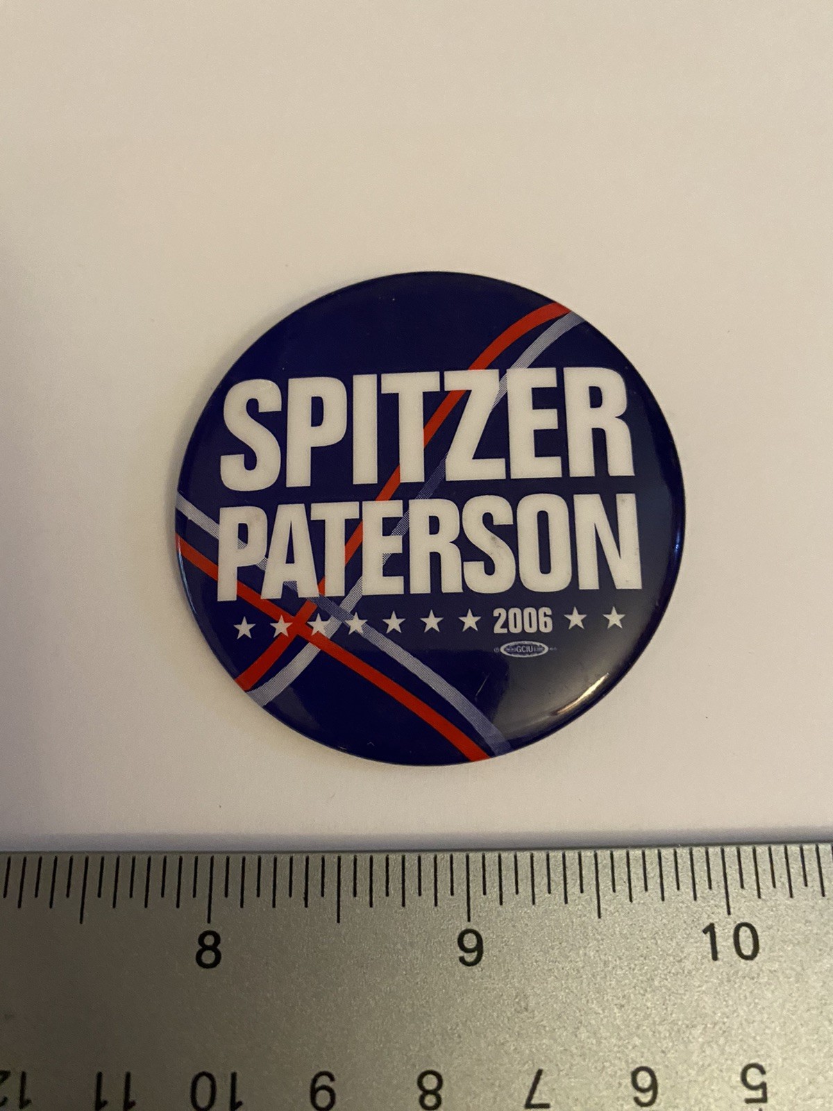 Spitzer Paterson 2006 Pin Back Button P140