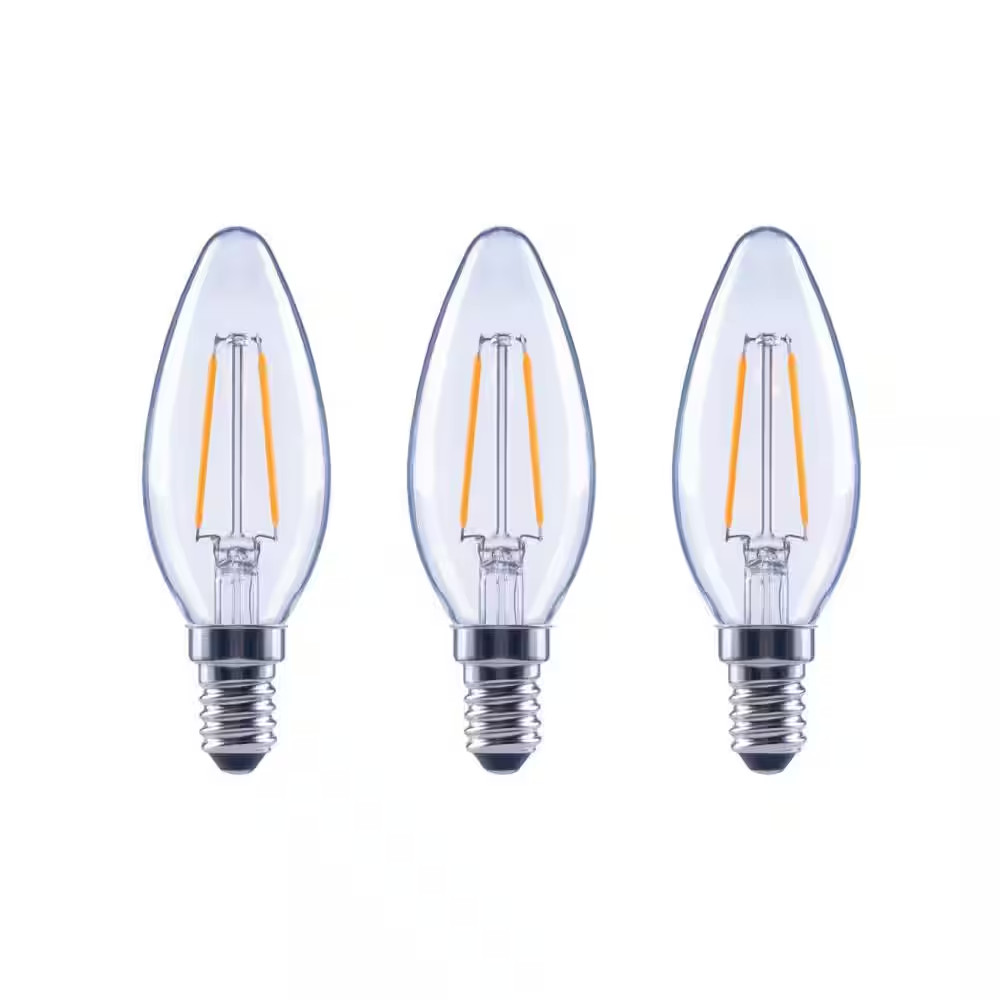 25-Watt Equivalent B11 Dimmable E12 Candelabra ENERGY STAR Clear Glass LED Vinta