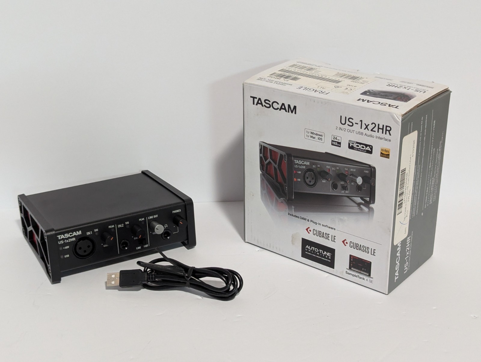 TASCAM US-1X2HR 2-Channel USB Audio Interface