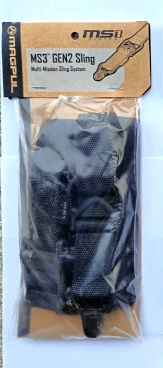MS3 Gen2 1-Point or 2-Point Multi Mission Sling Black MAG514 Made in USA