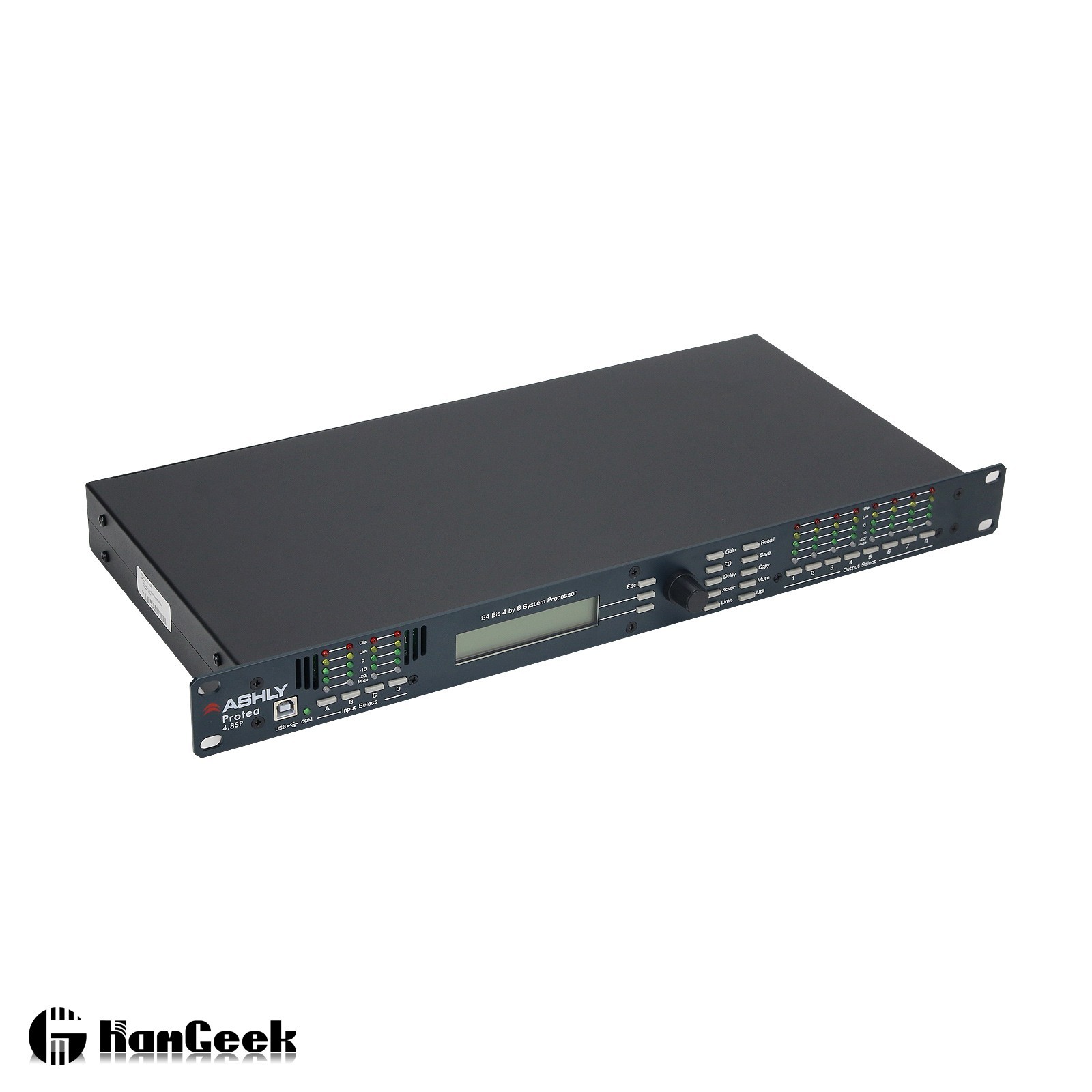 4.8SP Digital DSP Audio Processor 4 Input 8 Output Pro Sound System 110V/220V