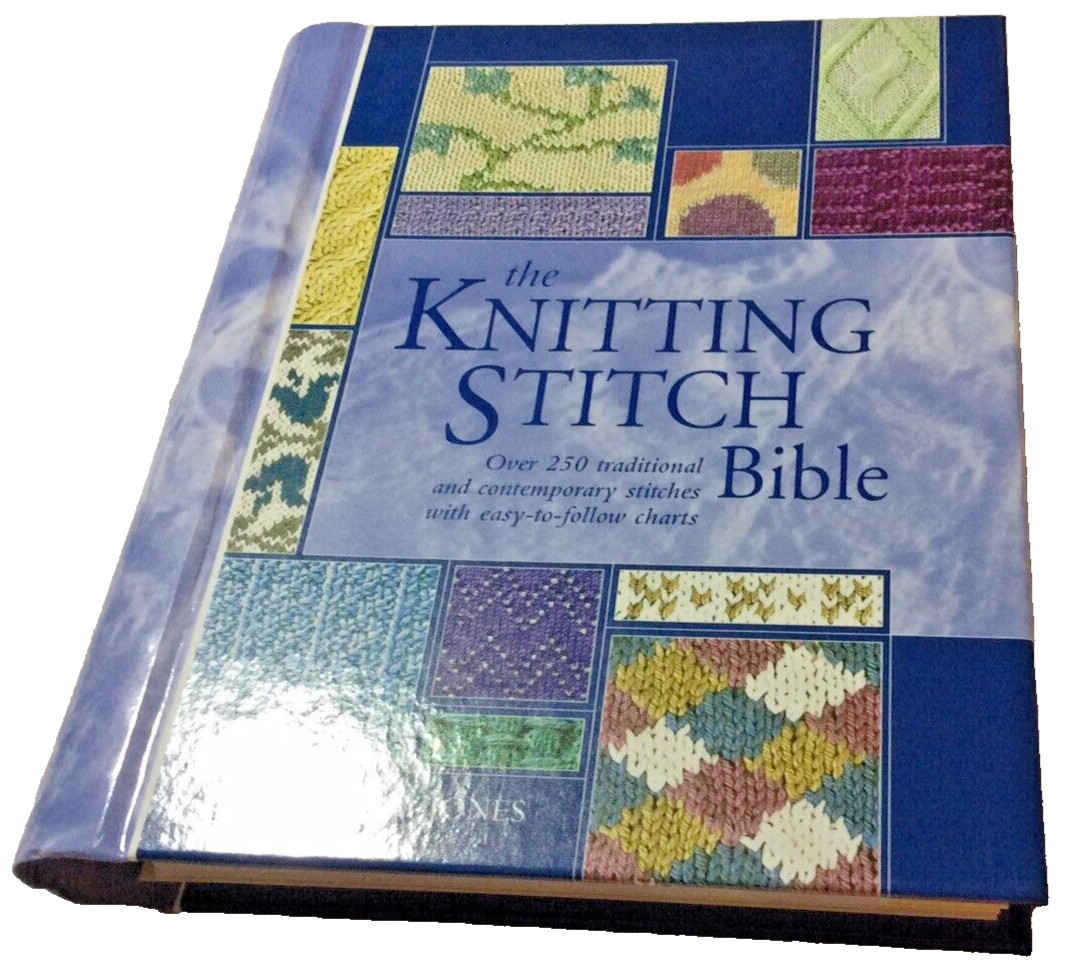 Liquidation Sale.  The Knitting Stitch Bible  Hard Cover Project Book