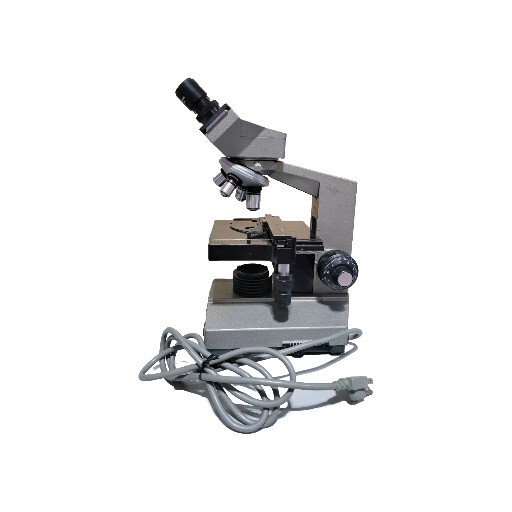 Olympus CHB Binocular Microscope With 4 Objectives Grey HI 100, 10, 40 GRAF-APSC