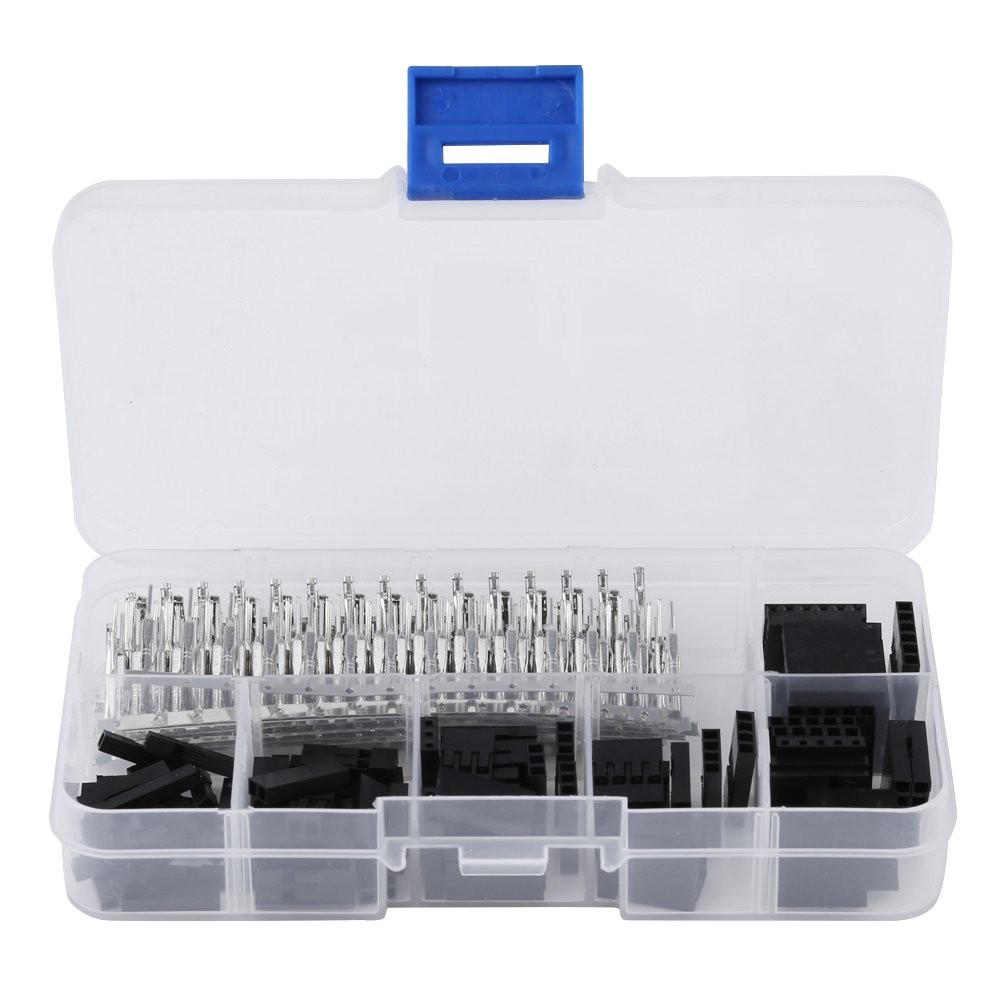 370pcs Electrical Connectors Wire Jumper Pin Connector Housing Electrical Ter...