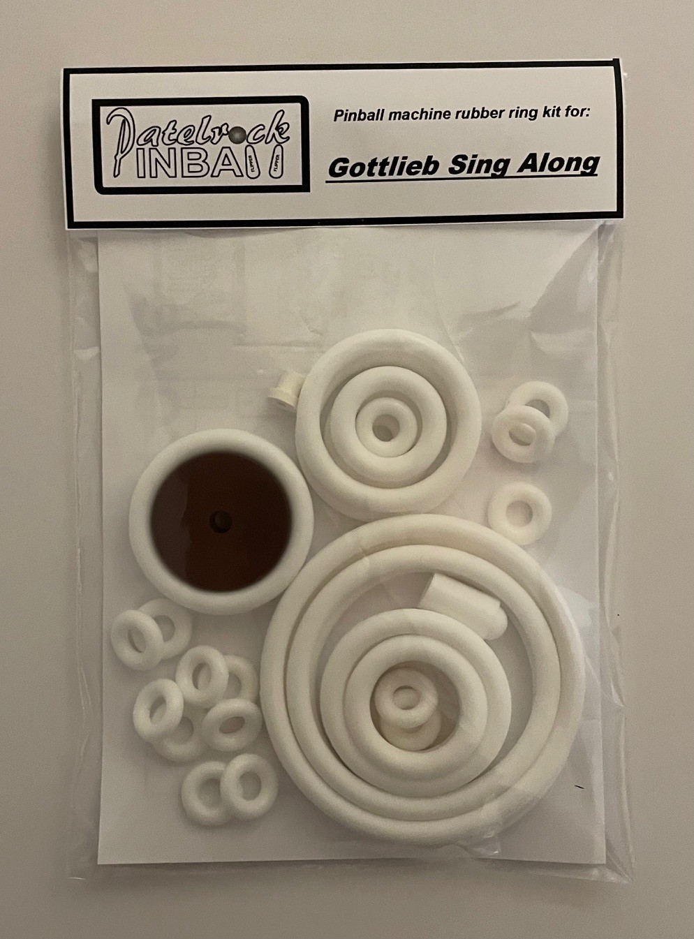 1967 Gottlieb Sing Along Pinball Machine Rubber Ring Kit