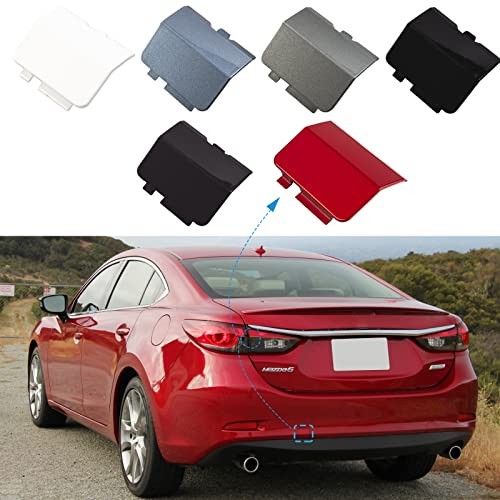 Rear Bumper Tow Hook Cover Towing Eye Cap Fit for Mazda 6 Atenza 2013 2014 2015