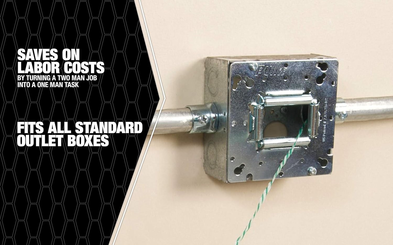 Wire Pulling Device Standard Outlet Boxes Easy Durable Construction 104 Pull-It