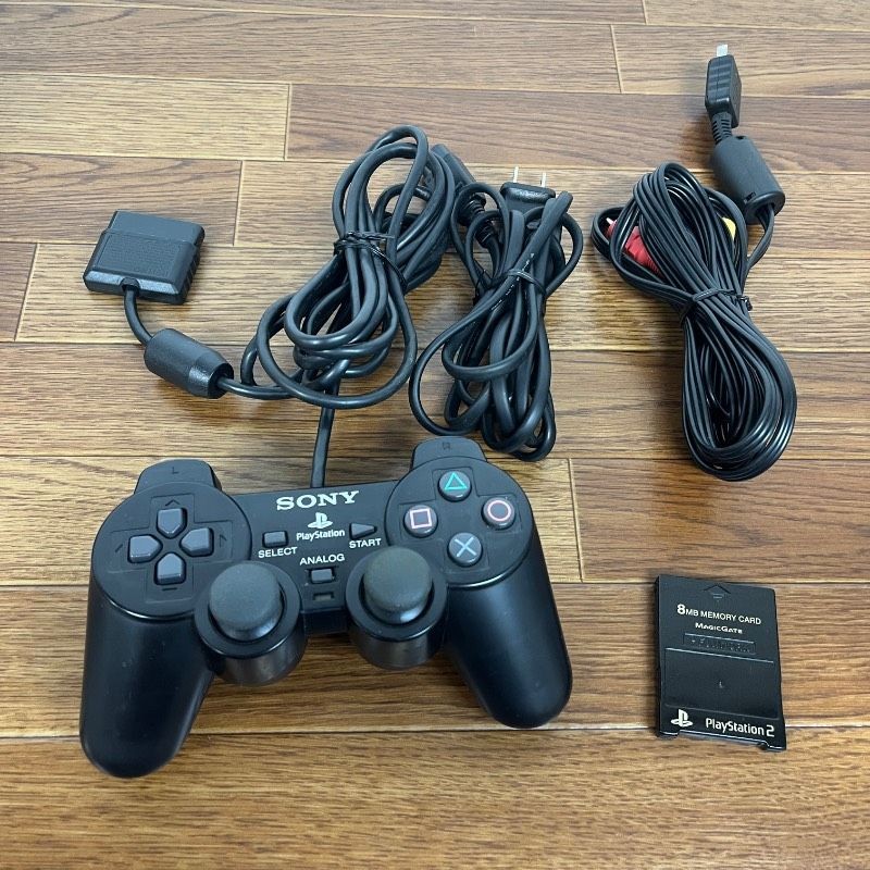 Sony PlayStation 2 PS2 SCPH-39000 Silver Console Set Tested A0761