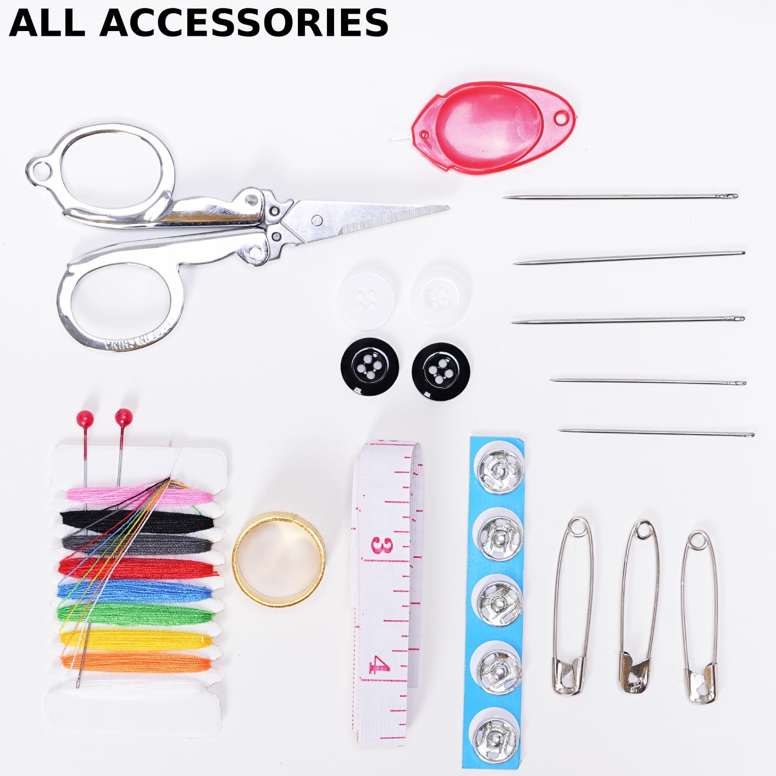 Travel Sewing Kit, Mini Kit Size with Multicolor Nine Colors