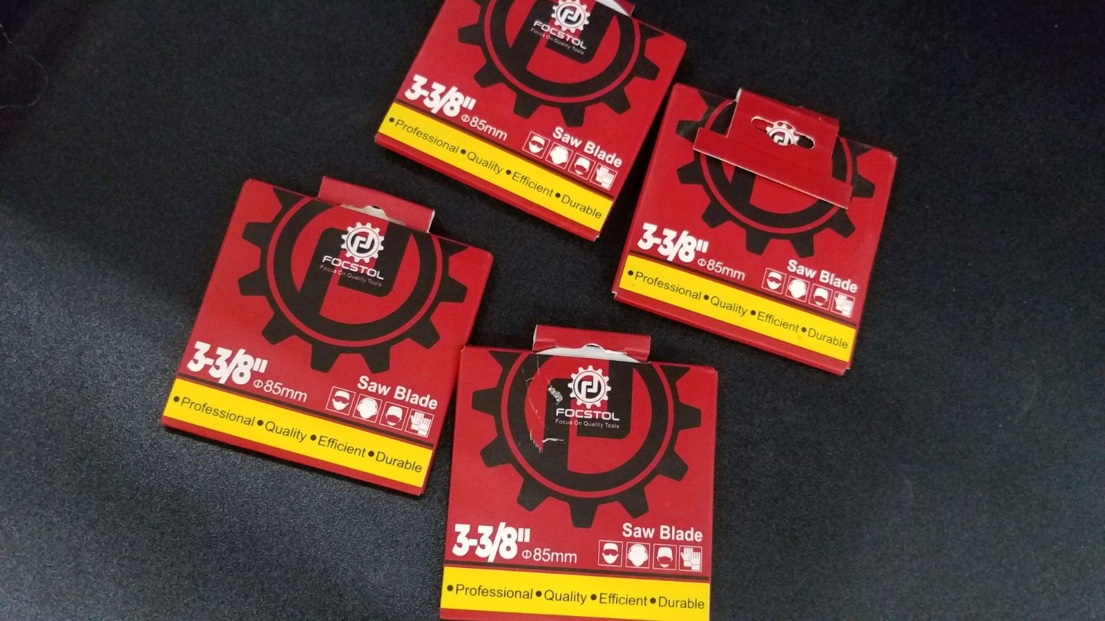Lot of 4 Diamond Cutting Discs 3-3/8 Inch(85mm)