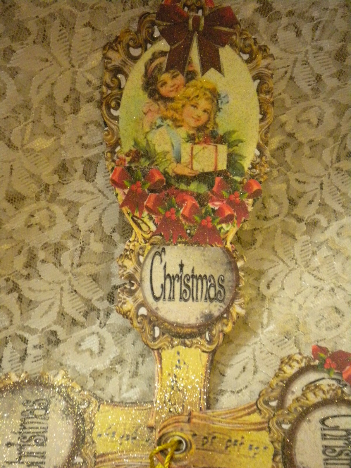 Victorian Chistmas Card (Fan)