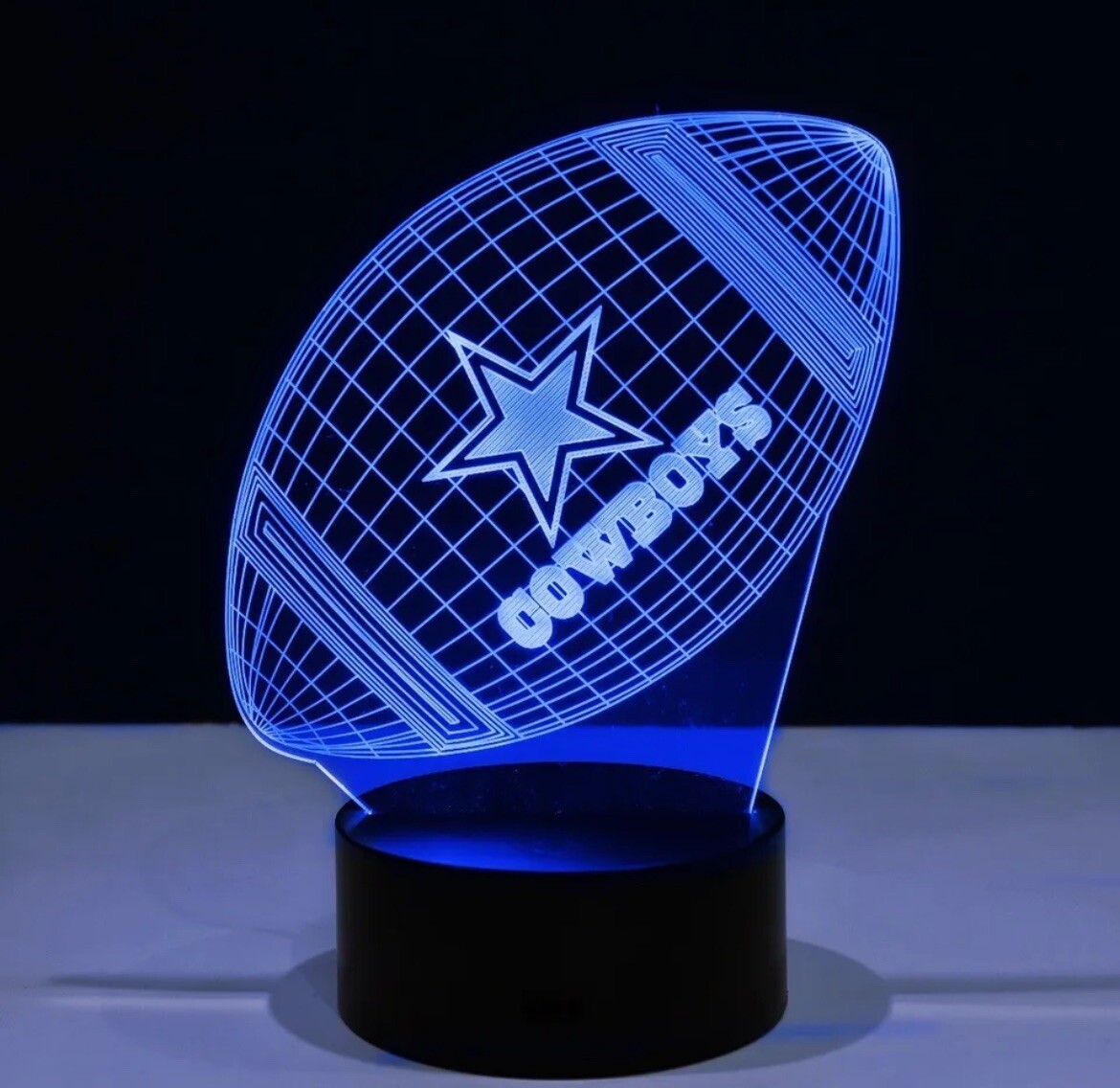 Dallas Cowboys 3D LED Light Lamp Collectible NFL Football Team Home Decor Gift🚩