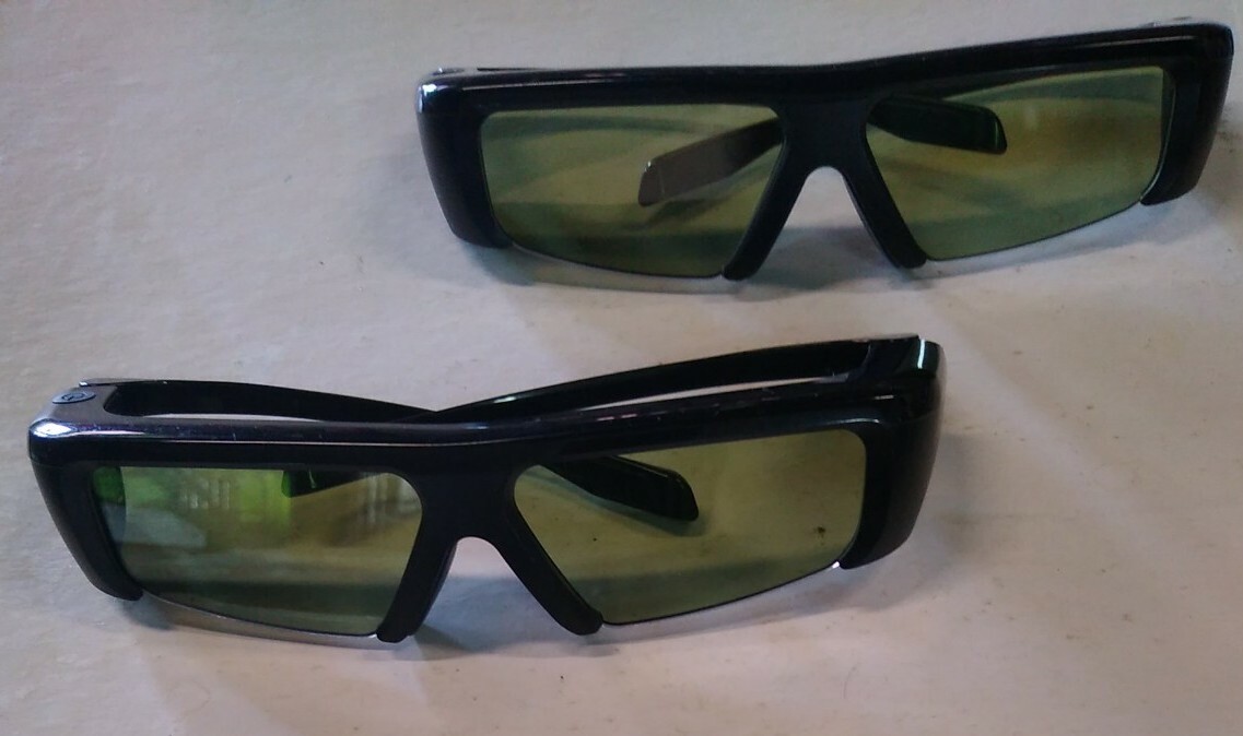 Samsung SSG-3100GB Smart TV 3D Active Glasses (Lot Of 2)