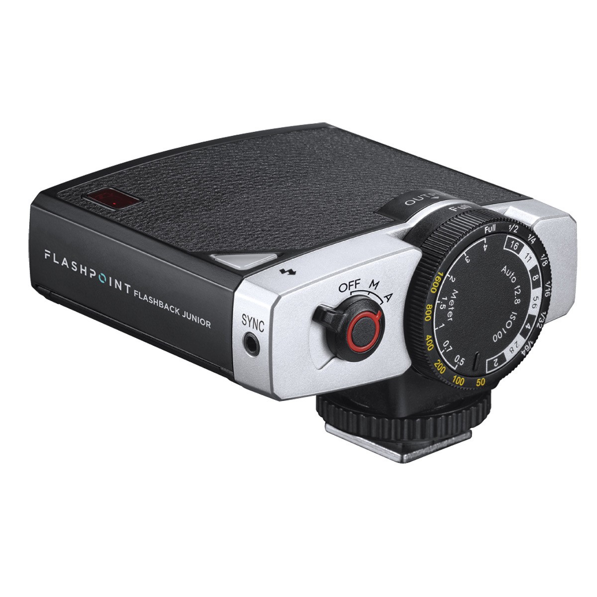 Flashpoint FlashBack Lux Junior Retro Camera Flash (Black), Godox Lux Junior