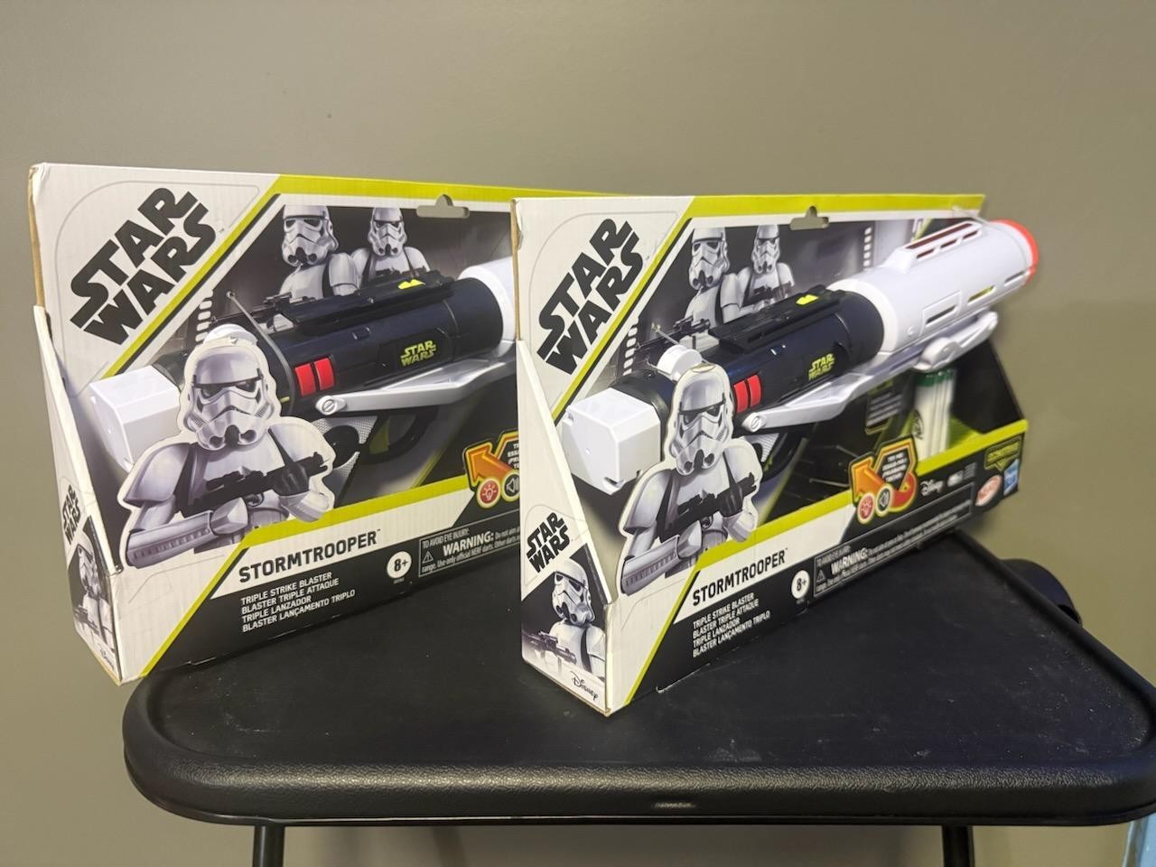 Star Wars NERF Gun Glowstrike Stormtrooper Blaster With Lights & Sound Set Of 2