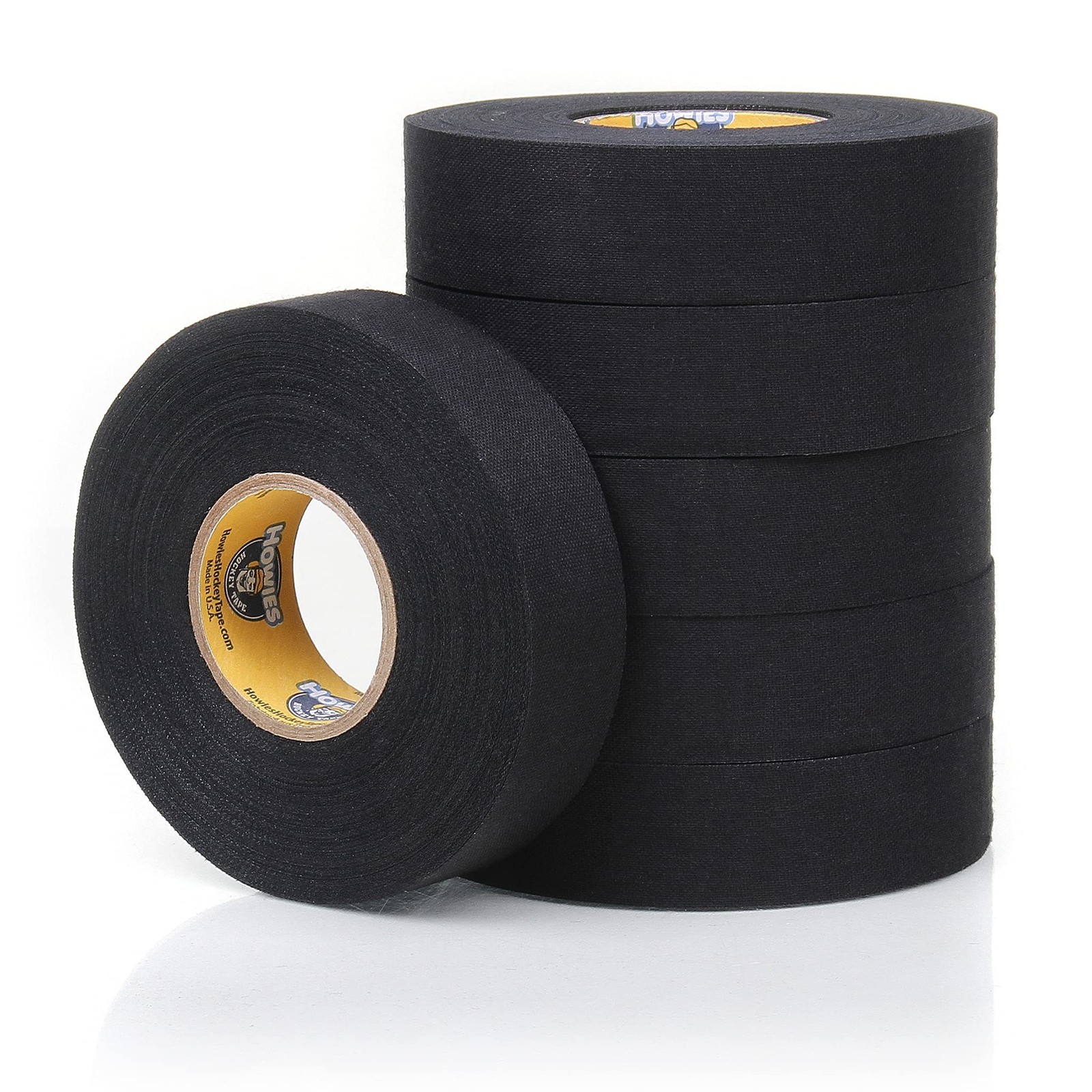 Howies Black Hockey Tape - Durable Cloth Stick Tape | Durable black cloth sti...